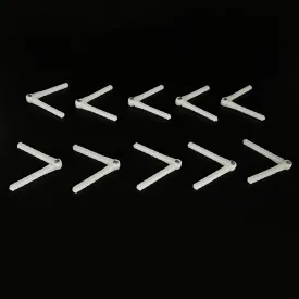 10PCS RC Airplane Plastic Pin Hinge for RC Plane Helicopter Aircraft DIY Model Plane Fix Wing Parts (2.5x43mm)