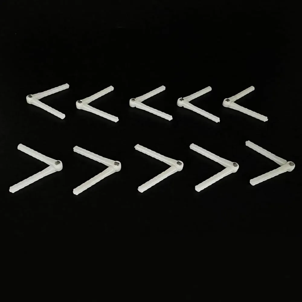 10PCS RC Airplane Plastic Pin Hinge for RC Plane Helicopter Aircraft DIY Model Plane Fix Wing Parts (2.5x43mm)