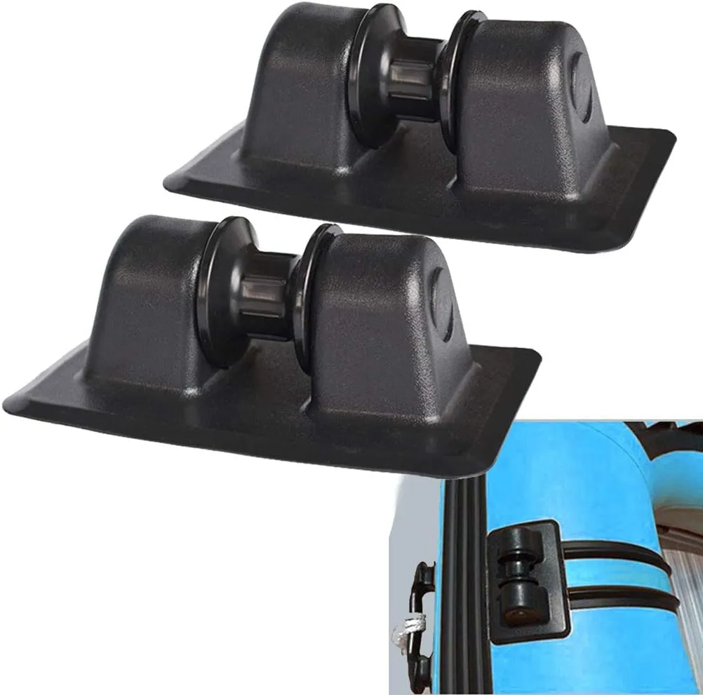 2pc PVC Anchor Tie Off Patch Anchor Holder Wheel Anchor Row Roller Boating Inflatable Boats Kayaks Dinghy Accessories