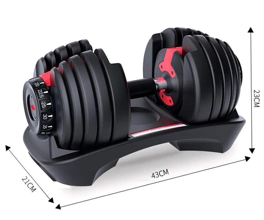 ADJUSTABLE DUMBBELL 52.5LB (SET OF 2) - AD01