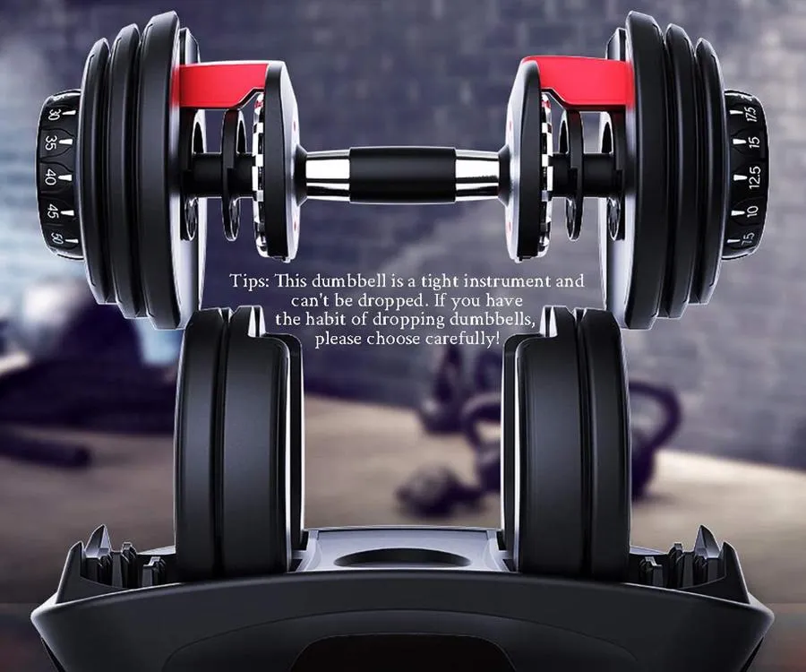 ADJUSTABLE DUMBBELL 52.5LB (SET OF 2) - AD01