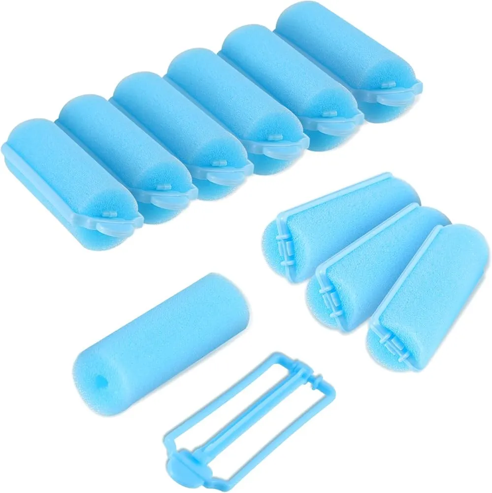 Annie Foam Rollers Small 14 Count Light Blue 1051