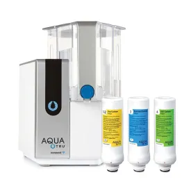 AquaTru Connect Countertop Water Filtration Purification System for PFAS & Other Contaminants with Exclusive 4-Stage Ultra Reverse Osmosis Technology | with App & WiFi Capability