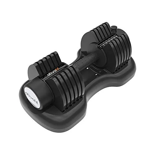 ATIVAFIT Adjustable Dumbbell 20KG Single Adjustable Smart Dumbbells Hand Weight Dumbbells for Anti-Slip Handle Full Body Strength Training and Weight Lifting Equipment for Home Gym Office Workout