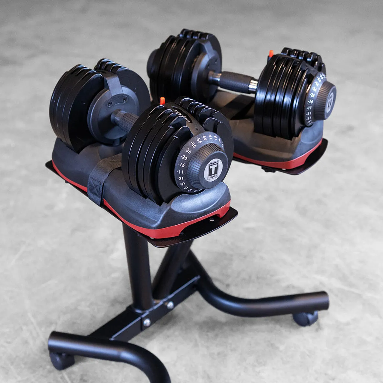 Body-Solid Tools Adjustable Dumbbell Pair, 11 lb. to 66 lb.