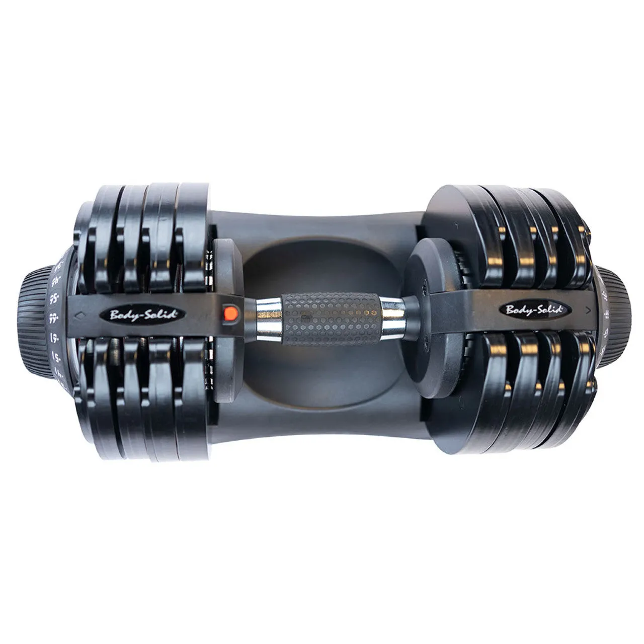 Body-Solid Tools Adjustable Dumbbell Pair, 11 lb. to 66 lb.