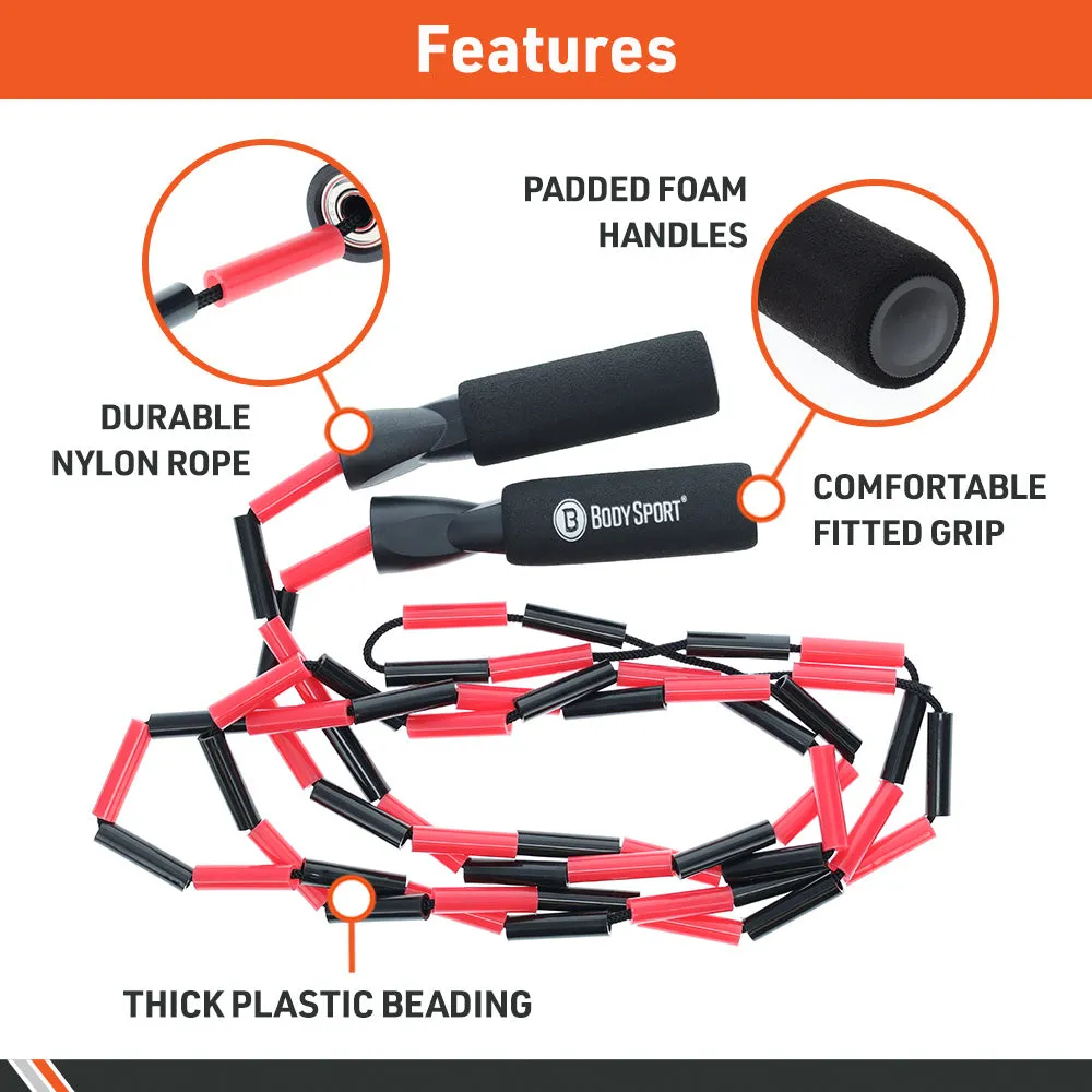 BodySport&reg; Beaded Jump Rope