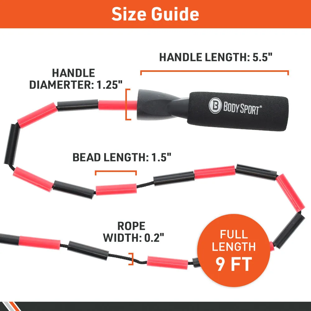 BodySport&reg; Beaded Jump Rope