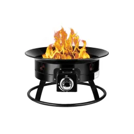 Camplux 19" Outdoor Portable Propane Gas Fire Pit - 58,000 BTU