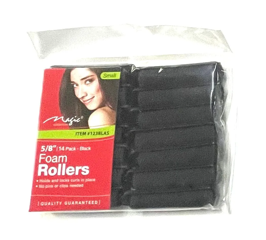 Foam Hair Rollers Snap On Sponge