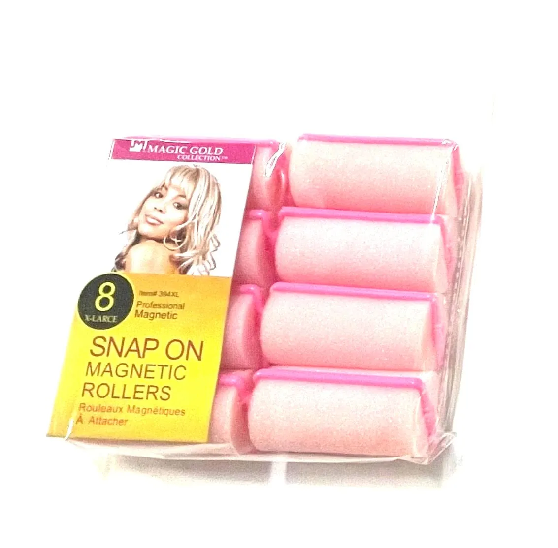 Foam Hair Rollers Snap On Sponge