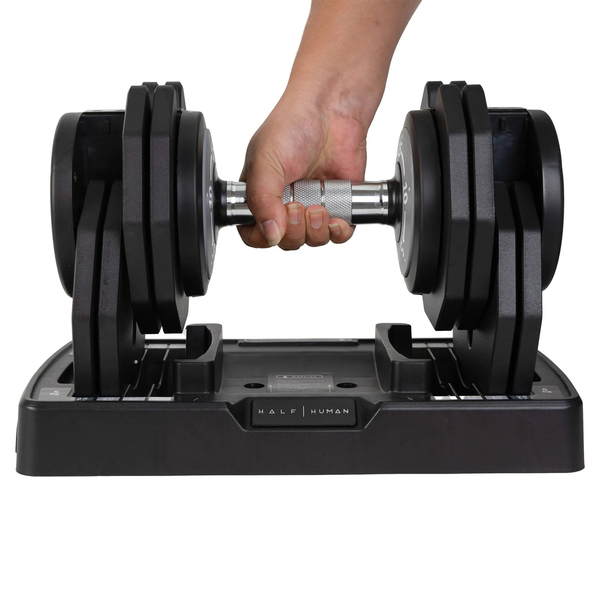 Half Human FID Weight Bench and 25kg Adjustable Dumbbells Power Set