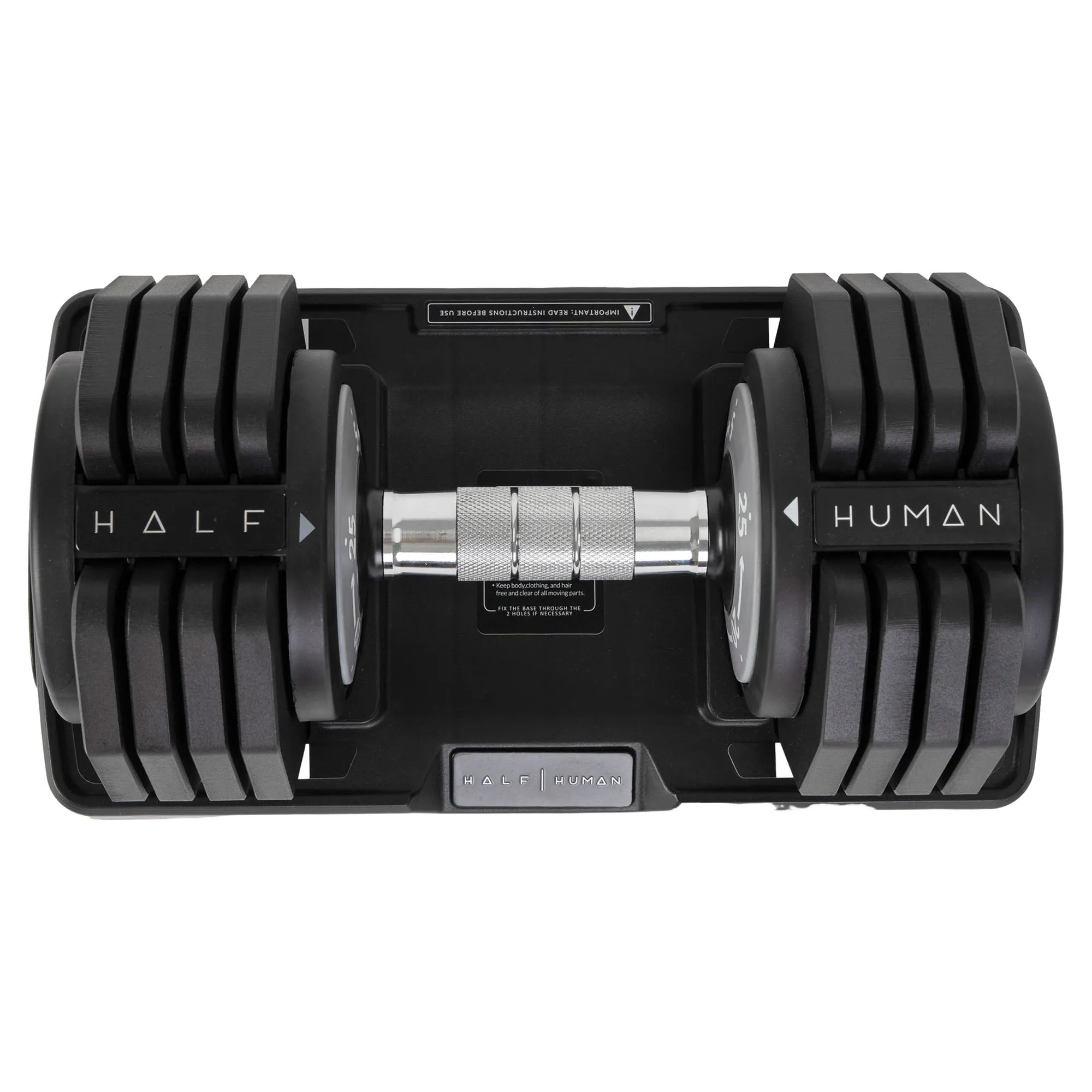 Half Human FID Weight Bench and 25kg Adjustable Dumbbells Power Set