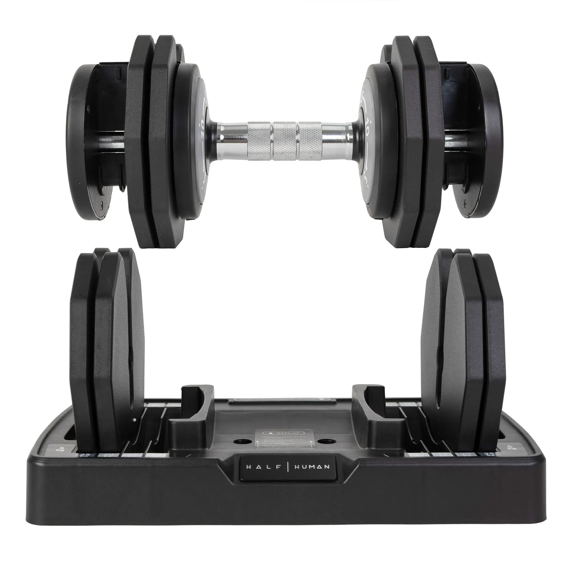 Half Human FID Weight Bench and 25kg Adjustable Dumbbells Power Set