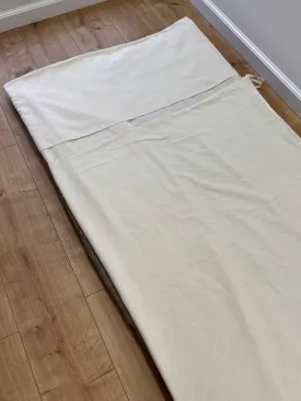 HEMP Single Sleeping Bag Liner for Camping Hiking Hostel Travel organic non-dyed hemp fabric custom made