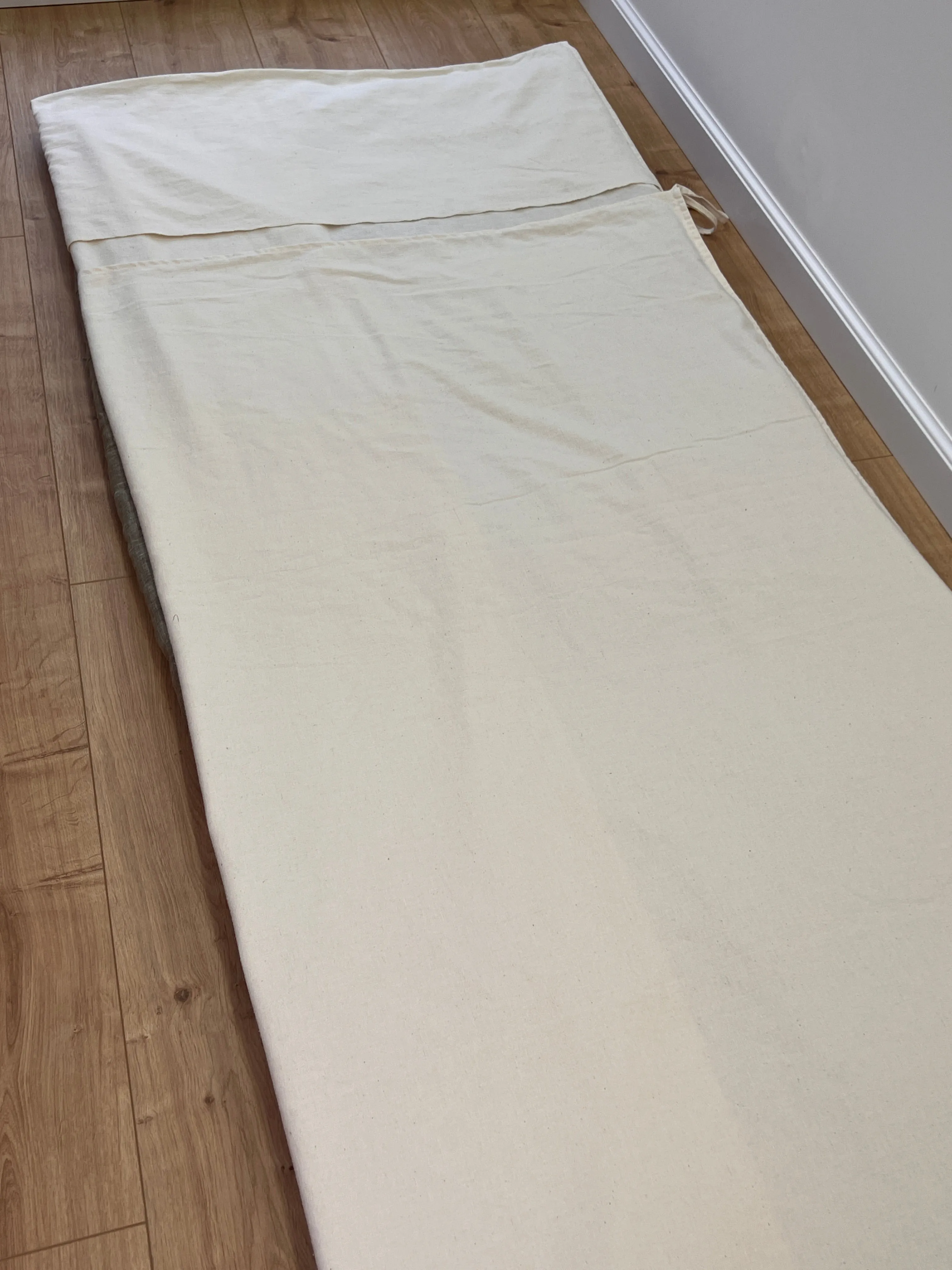 HEMP Single Sleeping Bag Liner for Camping Hiking Hostel Travel organic non-dyed hemp fabric custom made