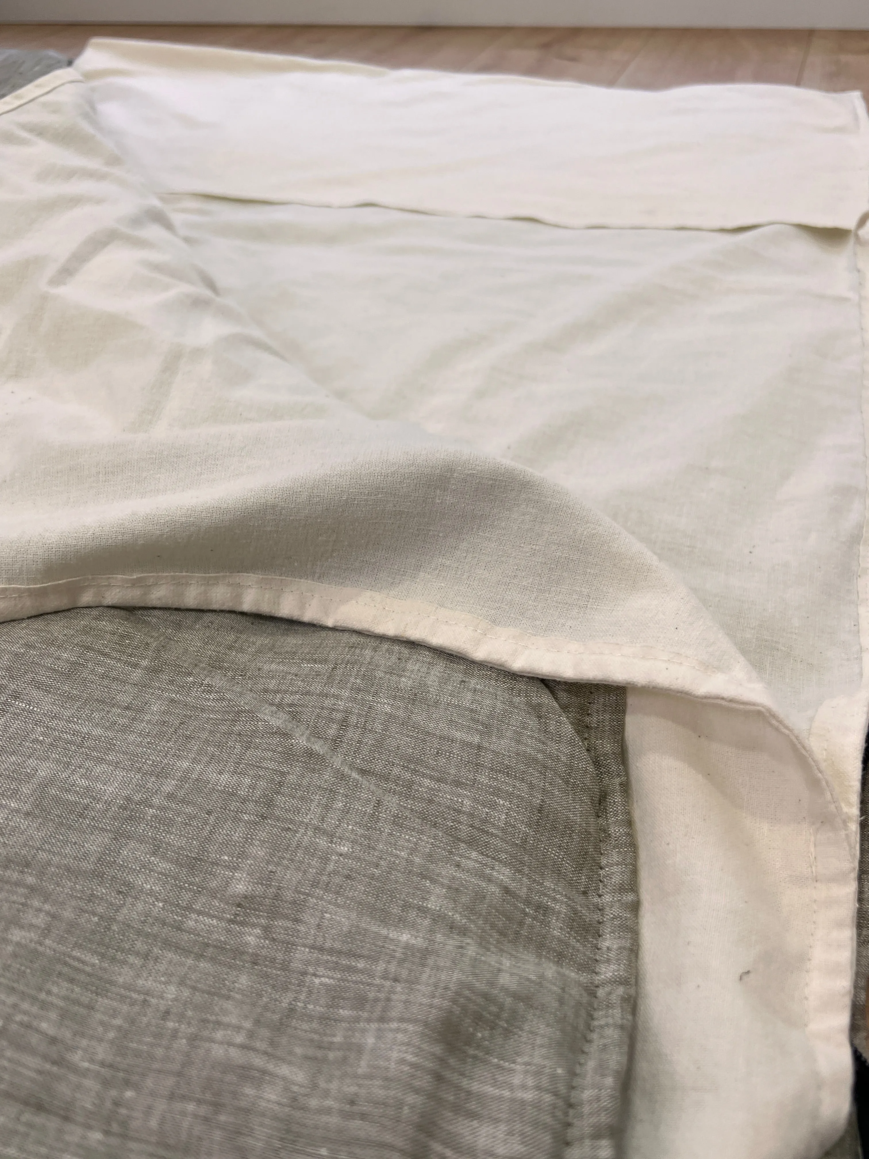 HEMP Single Sleeping Bag Liner for Camping Hiking Hostel Travel organic non-dyed hemp fabric custom made