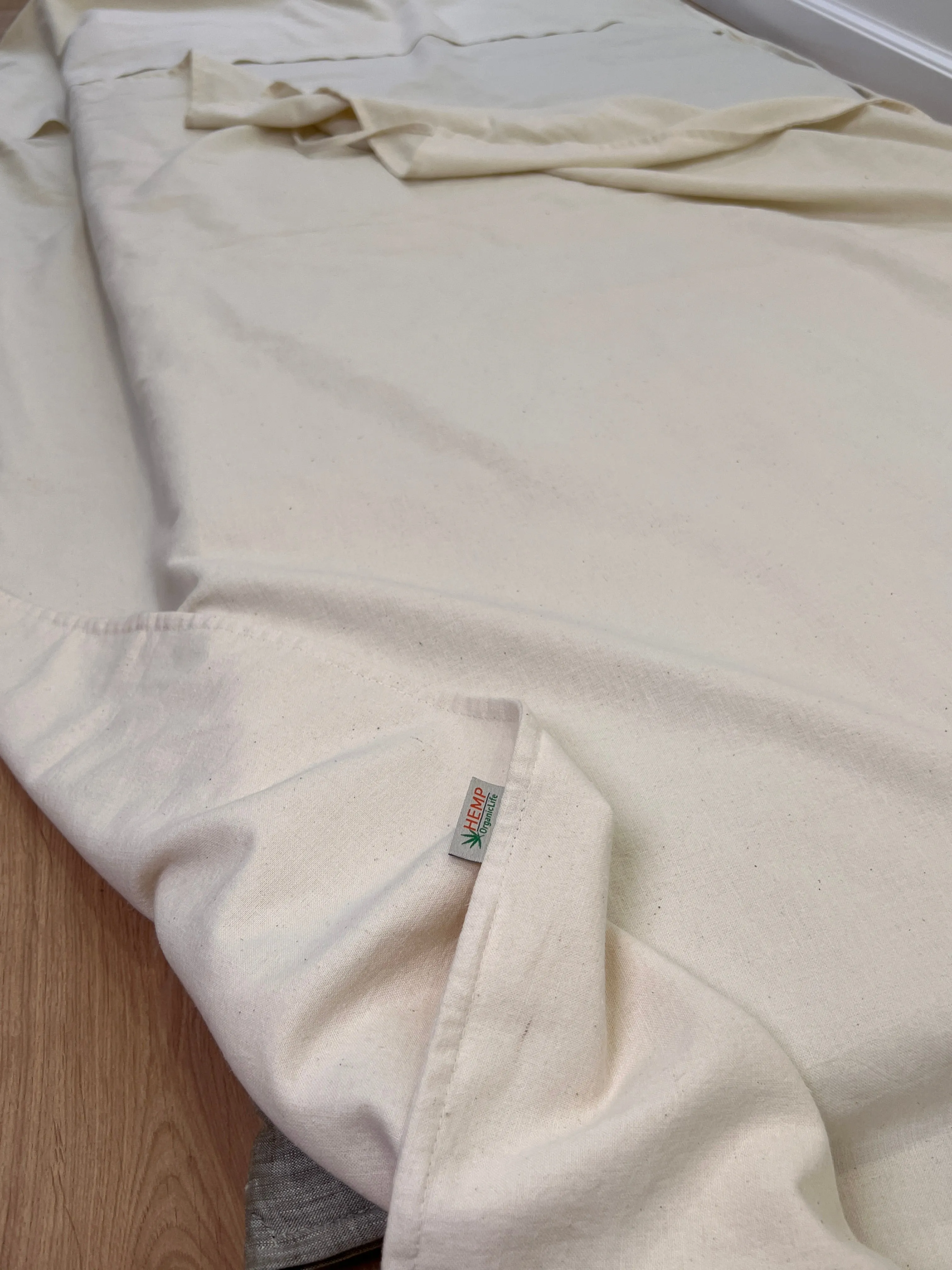 HEMP Single Sleeping Bag Liner for Camping Hiking Hostel Travel organic non-dyed hemp fabric custom made