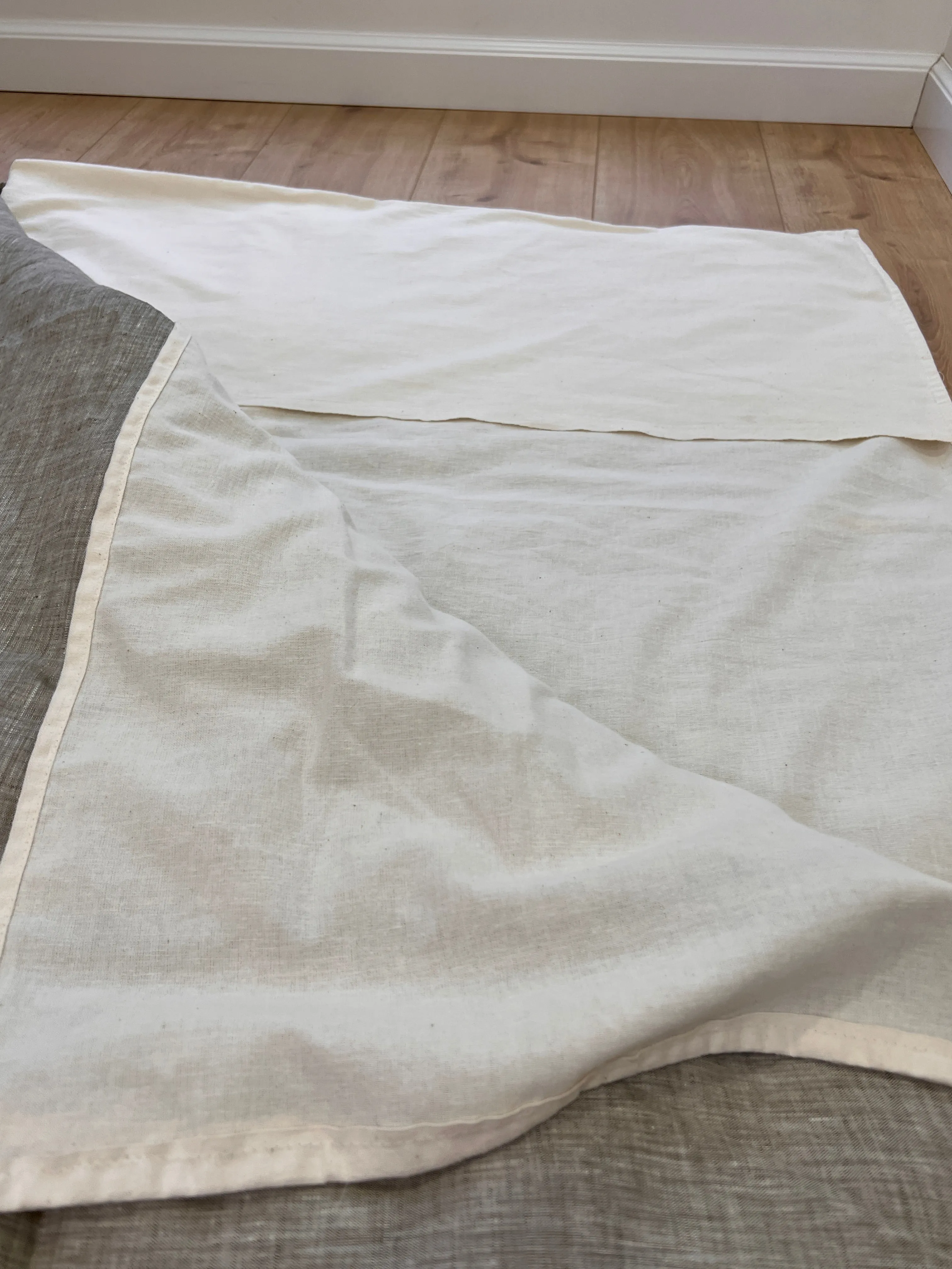 HEMP Single Sleeping Bag Liner for Camping Hiking Hostel Travel organic non-dyed hemp fabric custom made