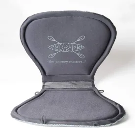 High Back Cushioned Seat Pad, Gel Seat Pad for Kayaks, Portable Seat Cushion for Outdoor Watersports and Recreation - Cascade Creek (High Back)