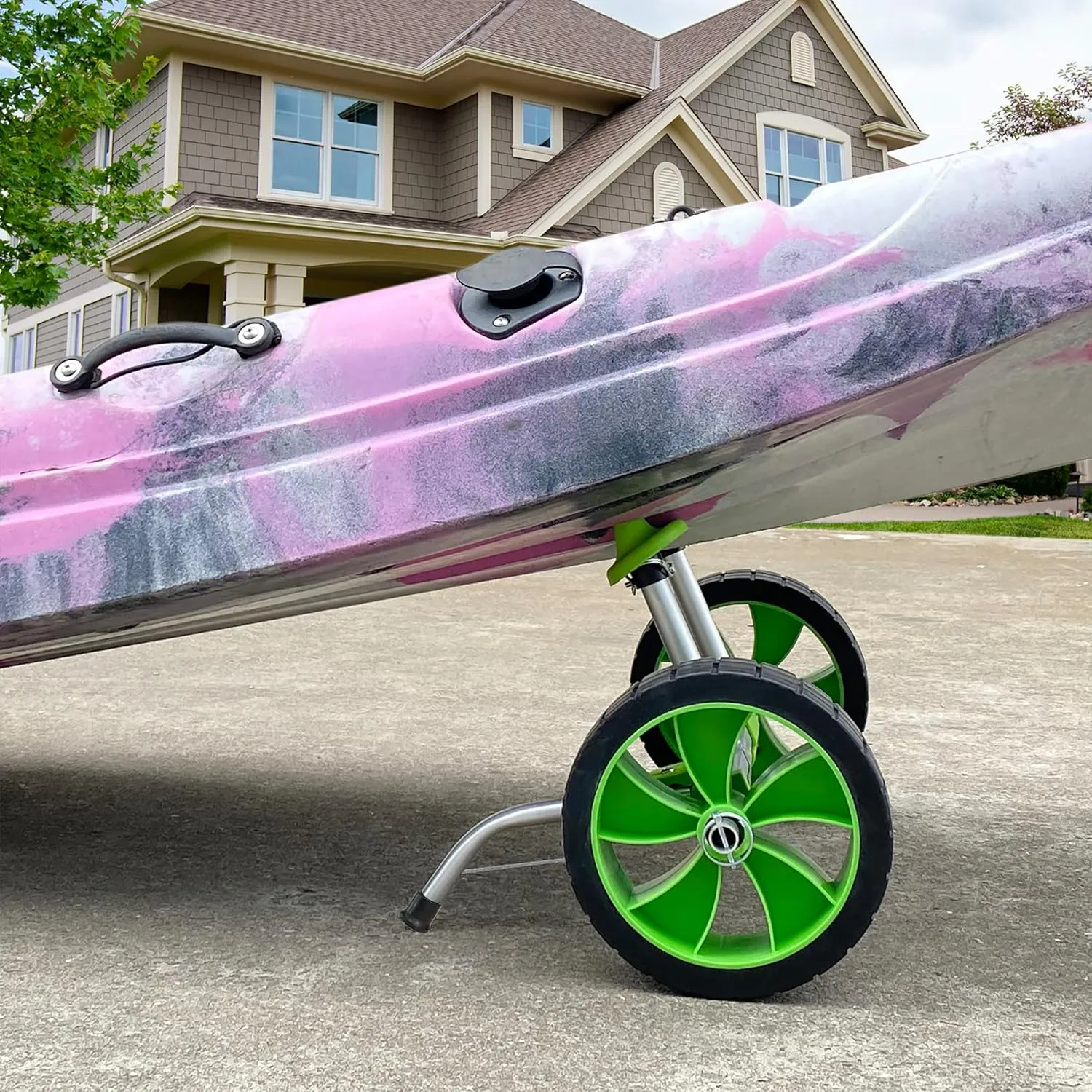 Kayak Cart, Heavy-Duty Kayak Cart Dolly Canoe Trolley Wheels for Paddleboard Kayaks SUP Transport