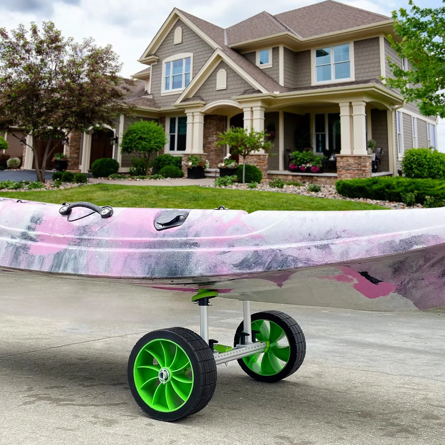 Kayak Cart, Heavy-Duty Kayak Cart Dolly Canoe Trolley Wheels for Paddleboard Kayaks SUP Transport
