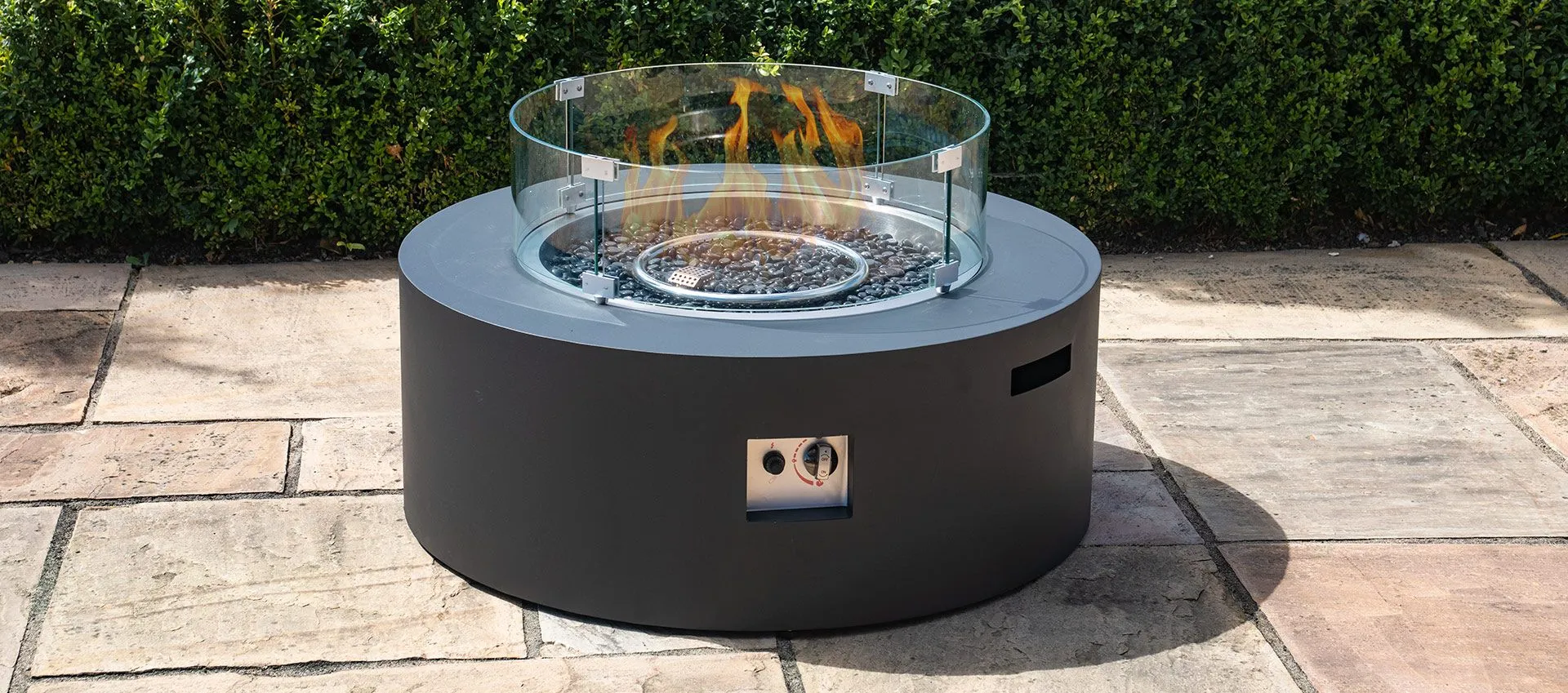 Maze Fire Pit Coffee Table 90cm Round