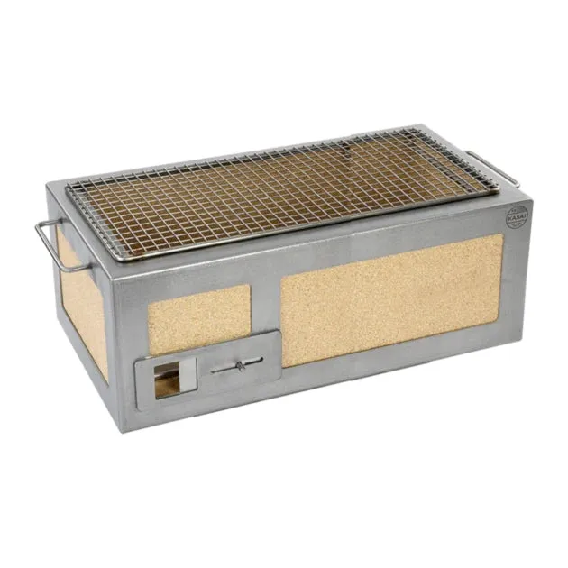 Medium Long Kasai Konro Grill with Stainless Steel Frame V2