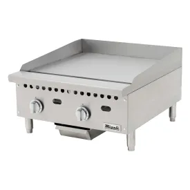 Migali C-G24T 24" Gas Griddle w/ Thermostatic Controls