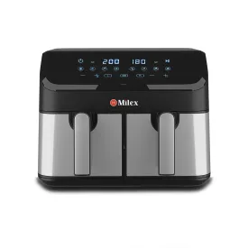 Milex 9Lt Dual Airfryer Silver