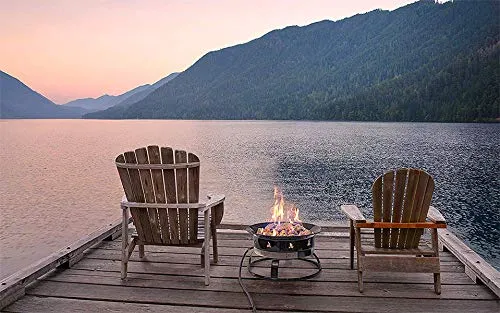 Outland Living Model 823 Portable Propane Fire Pit, Black