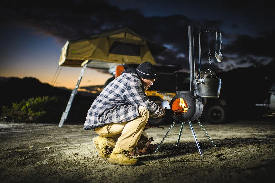 Ozpig Series 2 Portable Wood Fire Stove