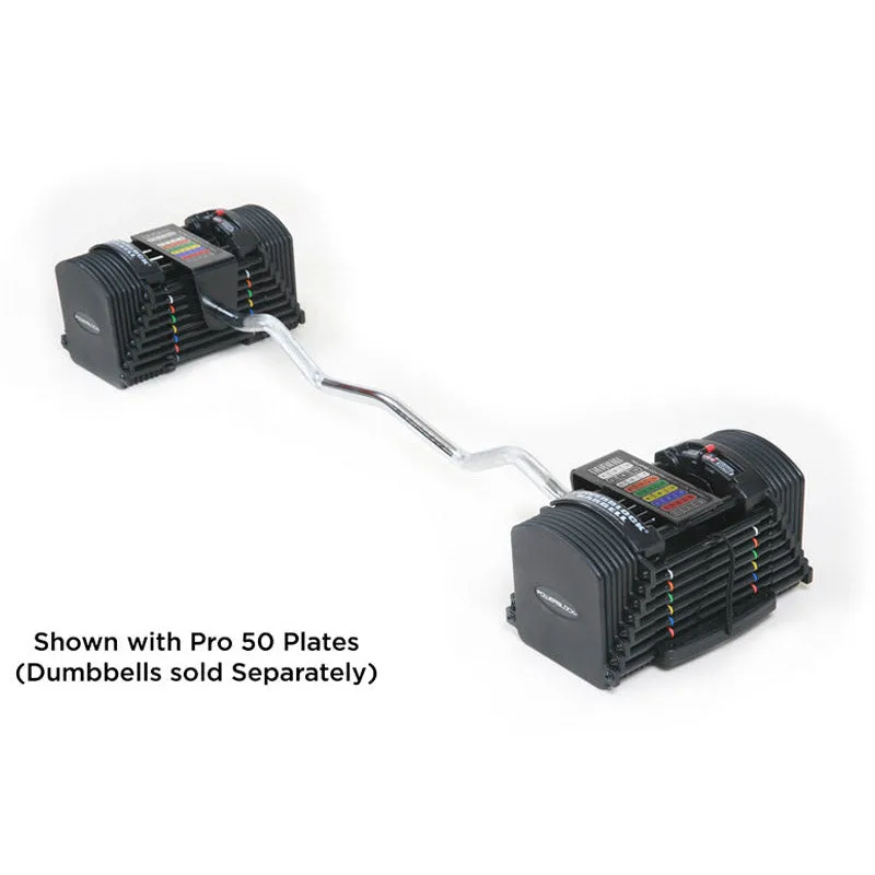 PowerBlock Pro Series EZ Curl Barbell