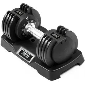 PRCTZ Adjustable Dumbbell Single, Available in 25lb and 55lb