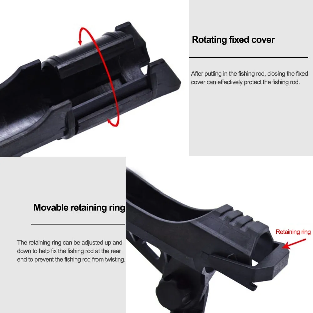 PVC Fishing Rod Holder for Dinghy and Inflatable Boat