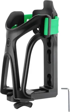 ROCKBROS Motorcycle Water Bottle Holder Bike Cup Holder - Bottle Size Adjustable for Handlebar & Frame for 2.3-3.74" Diameter Bottles,Bike Green