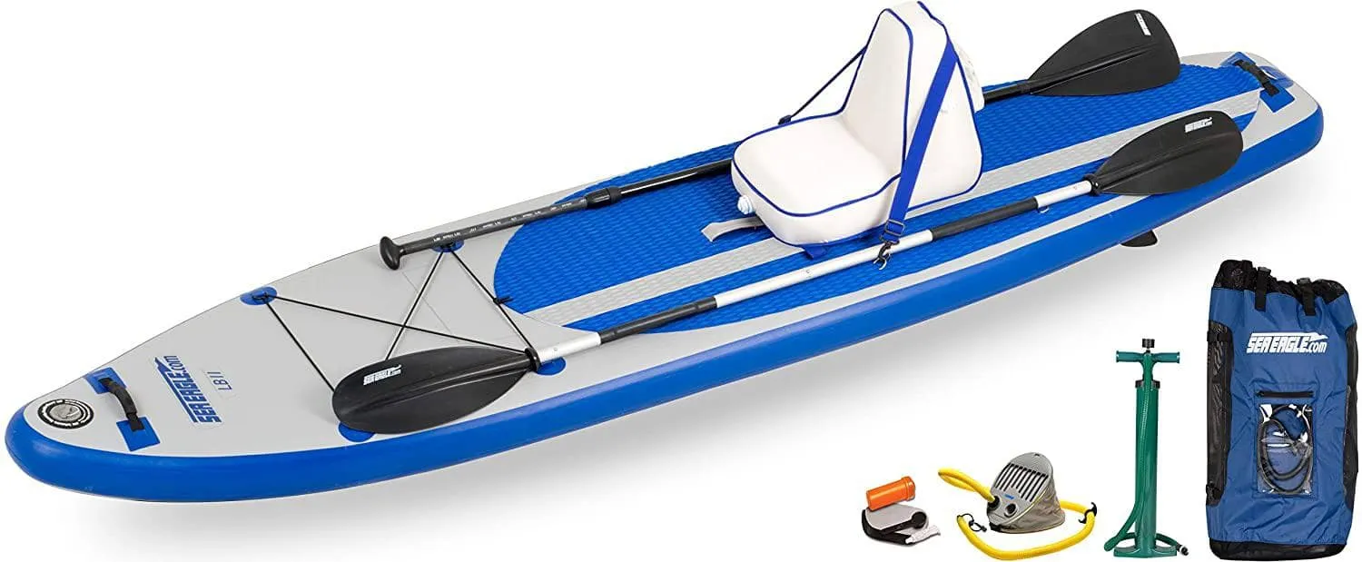 Sea Eagle LongBoard 11 Deluxe Package Standup Paddle Board.