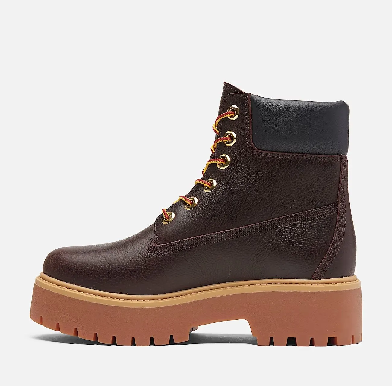 Timberland Stone Street Espresso 6 Inch Leather Women's Dark Brown/Black Boots