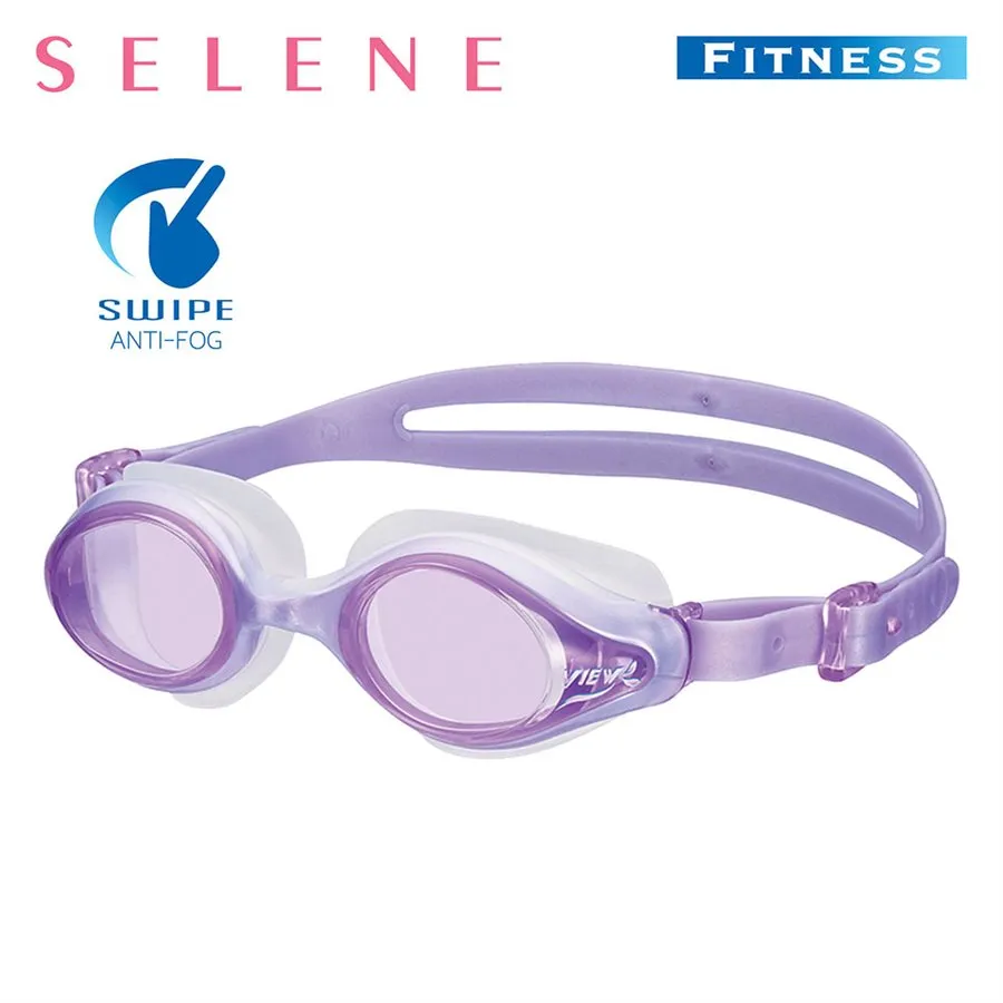 Tusa View Selene Swipe Swimming Goggles w/ Swipe Anti-Fog Technology