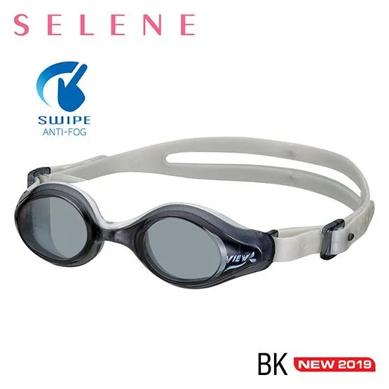 Tusa View Selene Swipe Swimming Goggles w/ Swipe Anti-Fog Technology