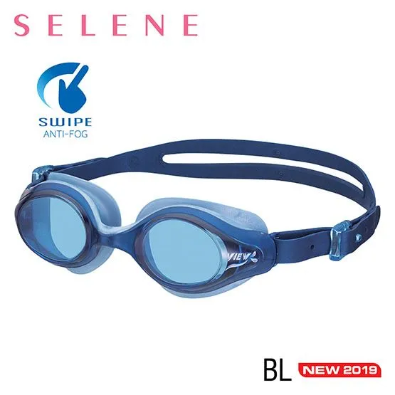 Tusa View Selene Swipe Swimming Goggles w/ Swipe Anti-Fog Technology