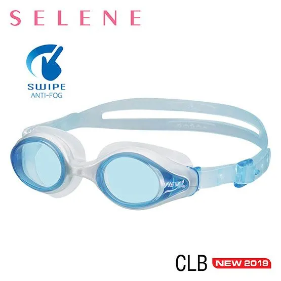 Tusa View Selene Swipe Swimming Goggles w/ Swipe Anti-Fog Technology