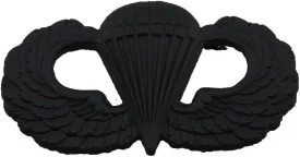 US ARMY AIRBORNE PARATROOPER PARACHUTIST JUMP WINGS BADGE INSIGNIA PIN-BLACK