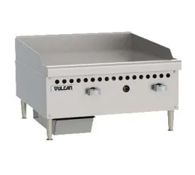 Vulcan VCRG24-M Gas 24" Countertop Griddle with Manual Controls - 50,000 BTU | Denson CFE