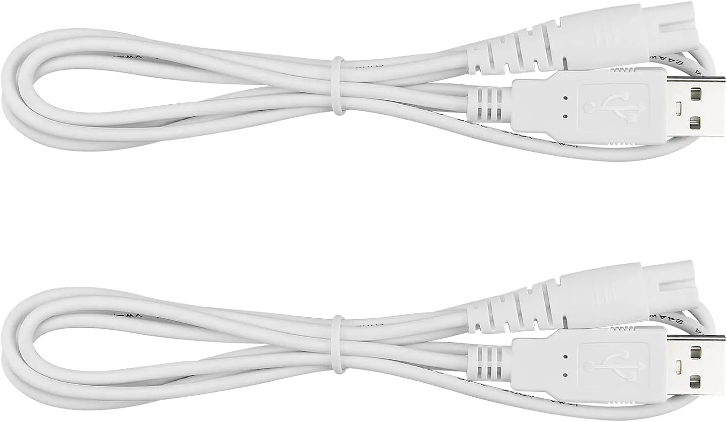 Water Flosser Charger Cord Replacement for Mospro, Zerhunt, Cremax, Nicefeel - Charging Cable 2-Pack