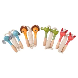 Wooden Skipping Rope - Jungle Animals