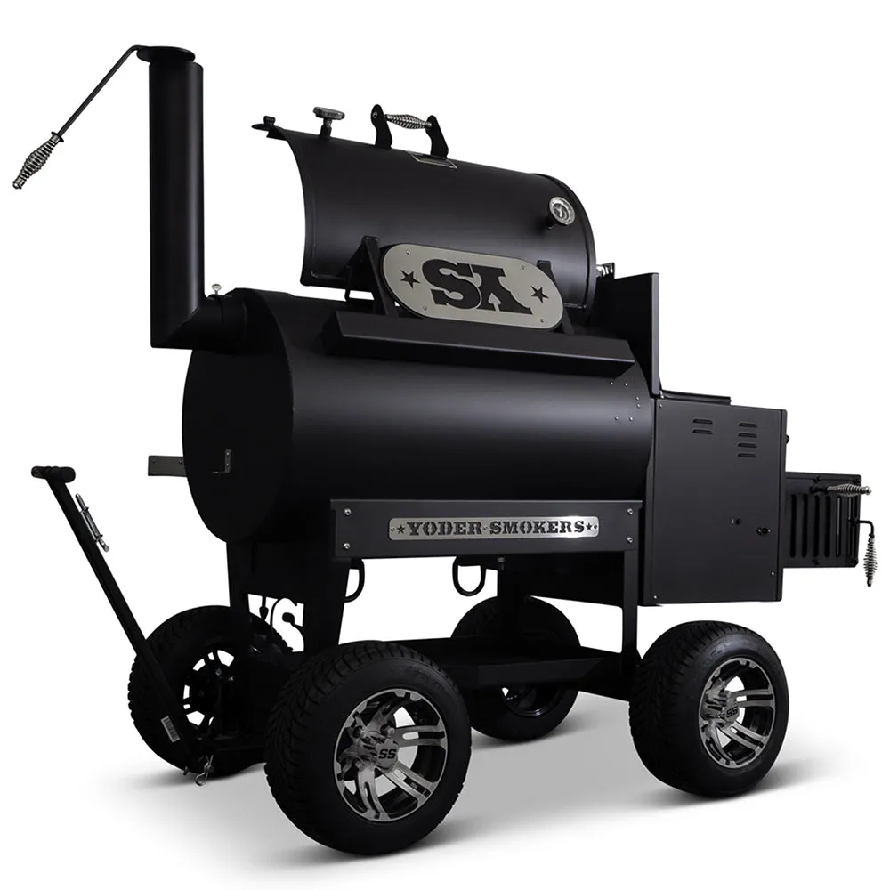 Yoder Outlander Series Competition Pellet Grill Cart Black YS1500S