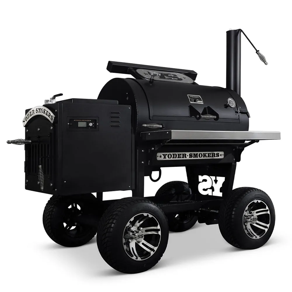 Yoder Outlander Series Competition Pellet Grill Cart Black YS1500S