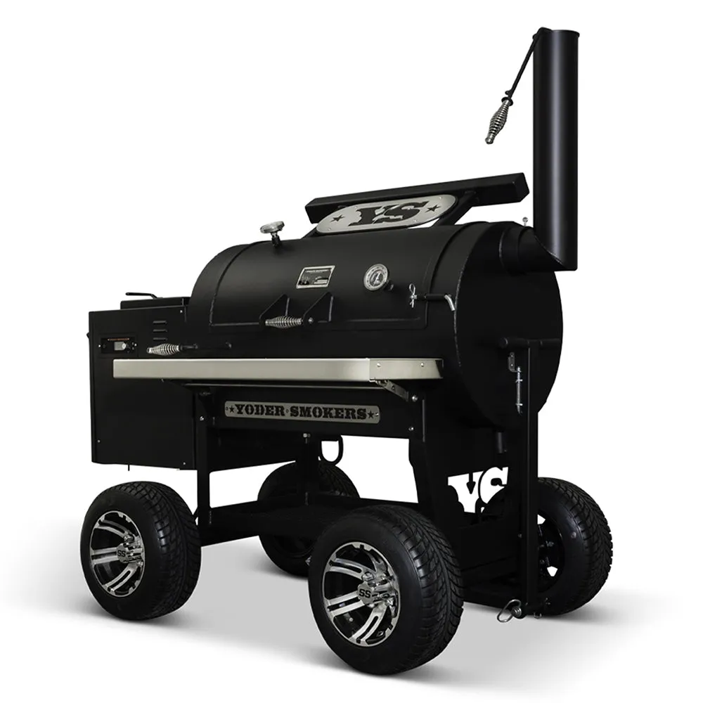 Yoder Outlander Series Competition Pellet Grill Cart Black YS1500S
