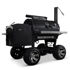 Yoder Outlander Series Competition Pellet Grill Cart Black YS1500S
